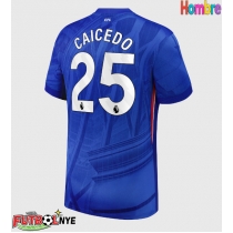 Camiseta Chelsea Moises Caicedo #25 Primera Equipación 2025-26 manga corta